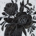 thumbnail image 2 of Vess, June Erica 12x12 Gold Ornate Wood Framed with Double Matting Museum Art Print Titled - Chalkboard Garden I, 2 of 4