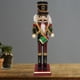 thumbnail image 5 of cascanueces soldado,Lote de cascanueces de 12 pulgadas adornos alemania grande,cascanueces decoraciones navideñas figuras decoración,Cascanueces Soldado Rey De Madera Tradicional De, 5 of 9