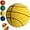 Yellow, variant on 2024 Silent Basketball Dribbling Indoor, Silent Foam Basketball, Indoor Training Foam Ball No Noise No Sound Basketball