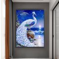 thumbnail image 3 of Kit Punto Cruz Pavo Real Impreso Hilo Algodón Ecológico Bordado 14CT 50x65cm, 3 of 9