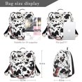 thumbnail image 4 of YOMYM PU Leather Backpack Purse for Women Fashion Multipurpose Design Handbag Ladies Shoulder Bags Travel Backpack, 4 of 8