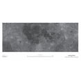 thumbnail image 2 of United States Geological Survey 32x18 White Modern Wood Framed Museum Art Print Titled - Map of the Moon, Projection, 2 of 4