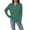 Blackish Green, variant on ManxiVoo Classic Notched Collar Long Sleeve T Shirt with Pocket Relaxed Loose Fit Casual Solid Color Top for Women Lightweight Fabric L Size Blackish Green