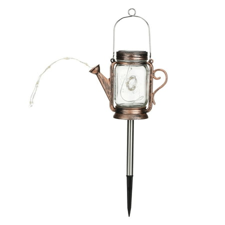 

Xiaochengzi LED Light Lamps Decorative Lights Hanging Type Warm White Garden Lighting Silver Copper Led Kettle Shape Solar Energy