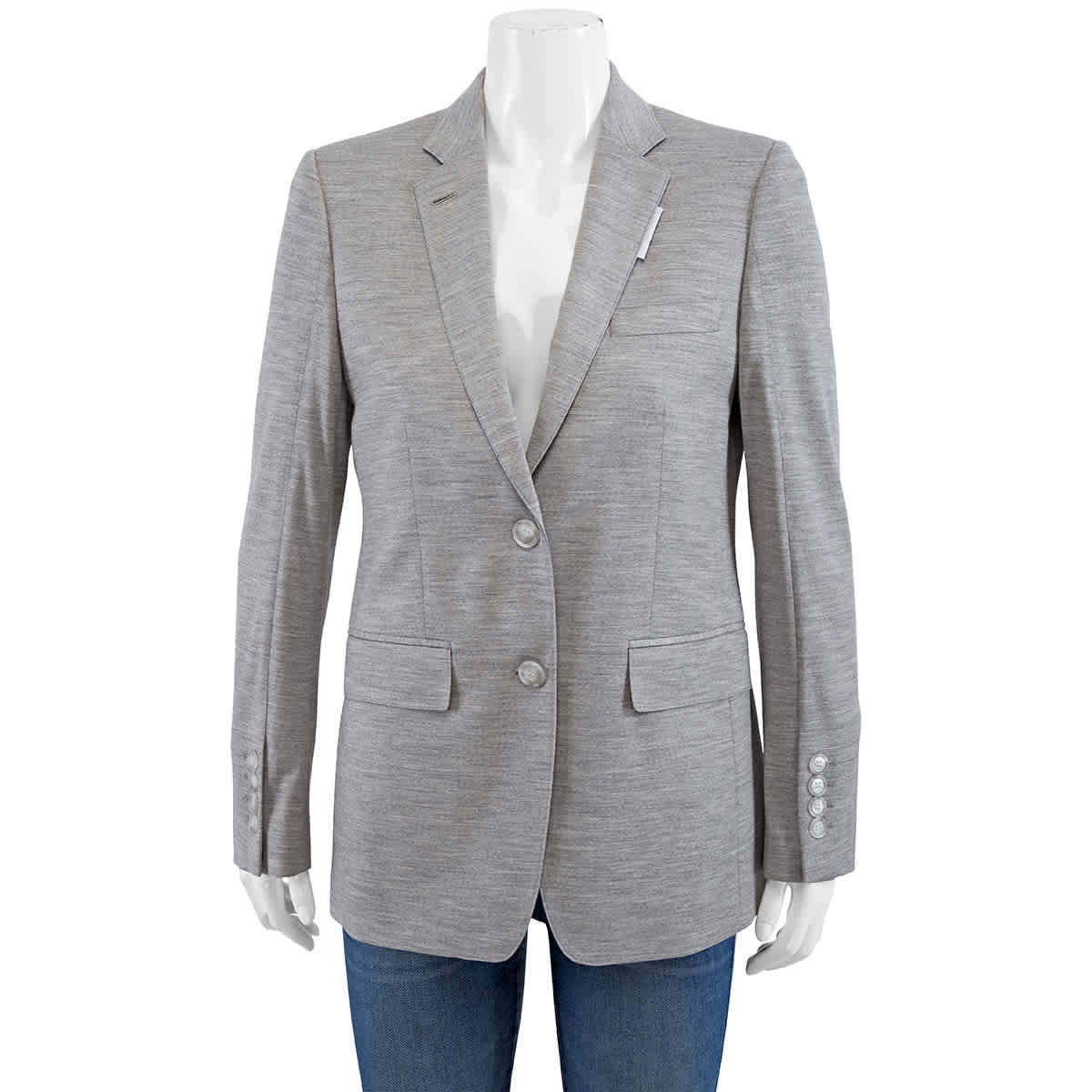 Burberry Grey Taupe Melange Technical 