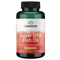 Swanson Super DPA Fish Oil Softgels, 1000 Mg, 60 Ct