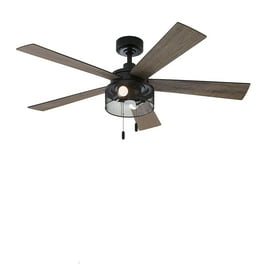 4 sale Blade Matte Black Cage Ceiling Fan with Lights, 52