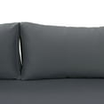 thumbnail image 5 of GDF Studio Bordeaux Slat Panel Acacia Wood Outdoor 3-Seater Daybed with Grey Cushions, 5 of 8