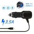 thumbnail image 2 of Dash Cam Car Charger Usb Cable 11.5Ft Power Cord Supply for Dvr Camera Gps Straight Mini Usb, 2 of 8
