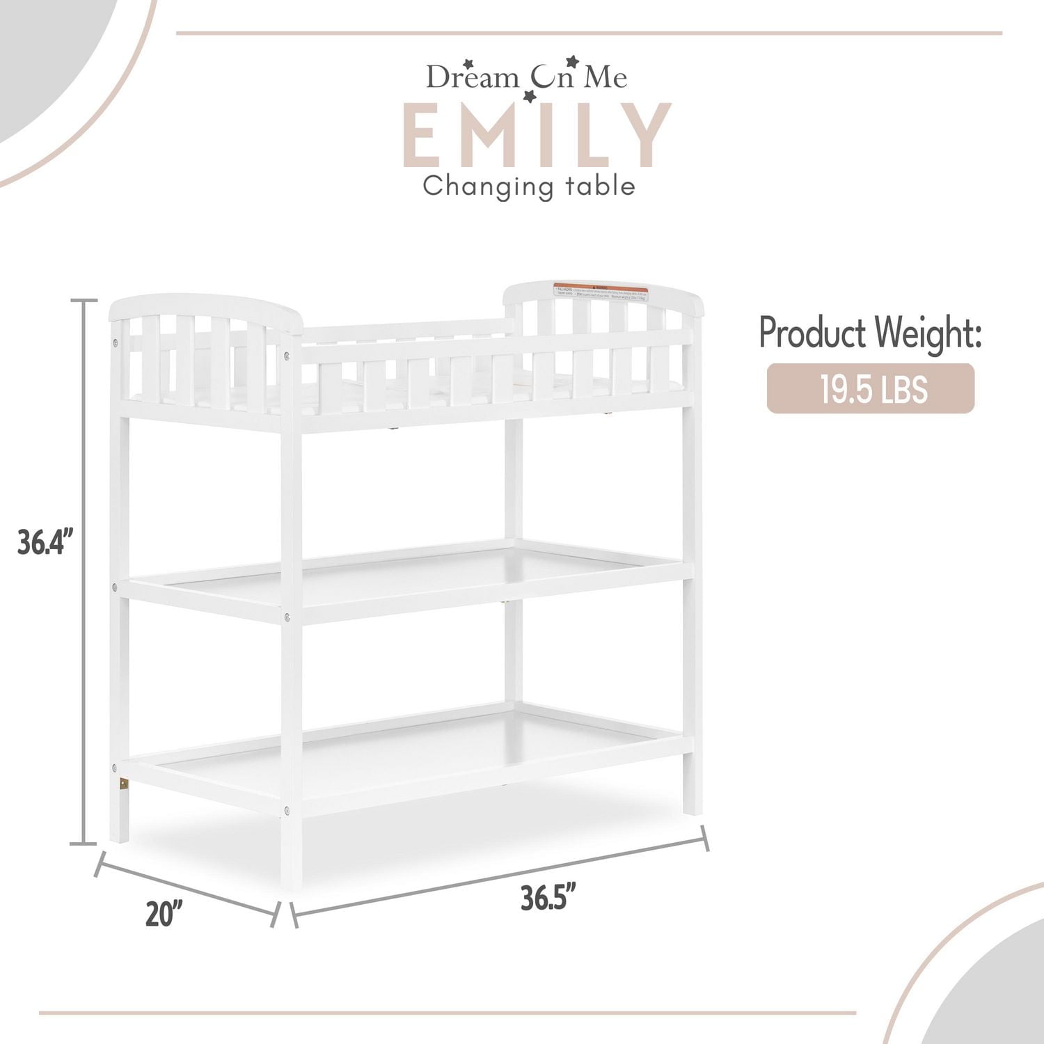 Rêve Sur Moi, Emily Table À Langer