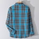 thumbnail image 4 of Blusa y camisa de manga larga con cuello vuelto, nueva camisa informal a cuadros para hombre, blusa holgada juvenil de manga larga con cuello vuelto, blusa de poliéster para hombre, 4 of 4