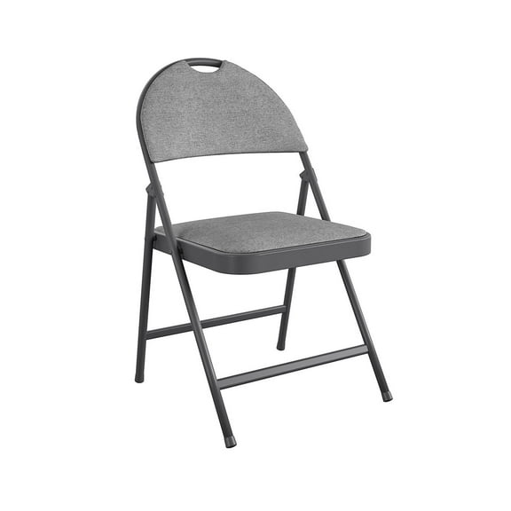 COSCO SmartFold Padded Fabric Folding Chair, Single and 4 Pack
