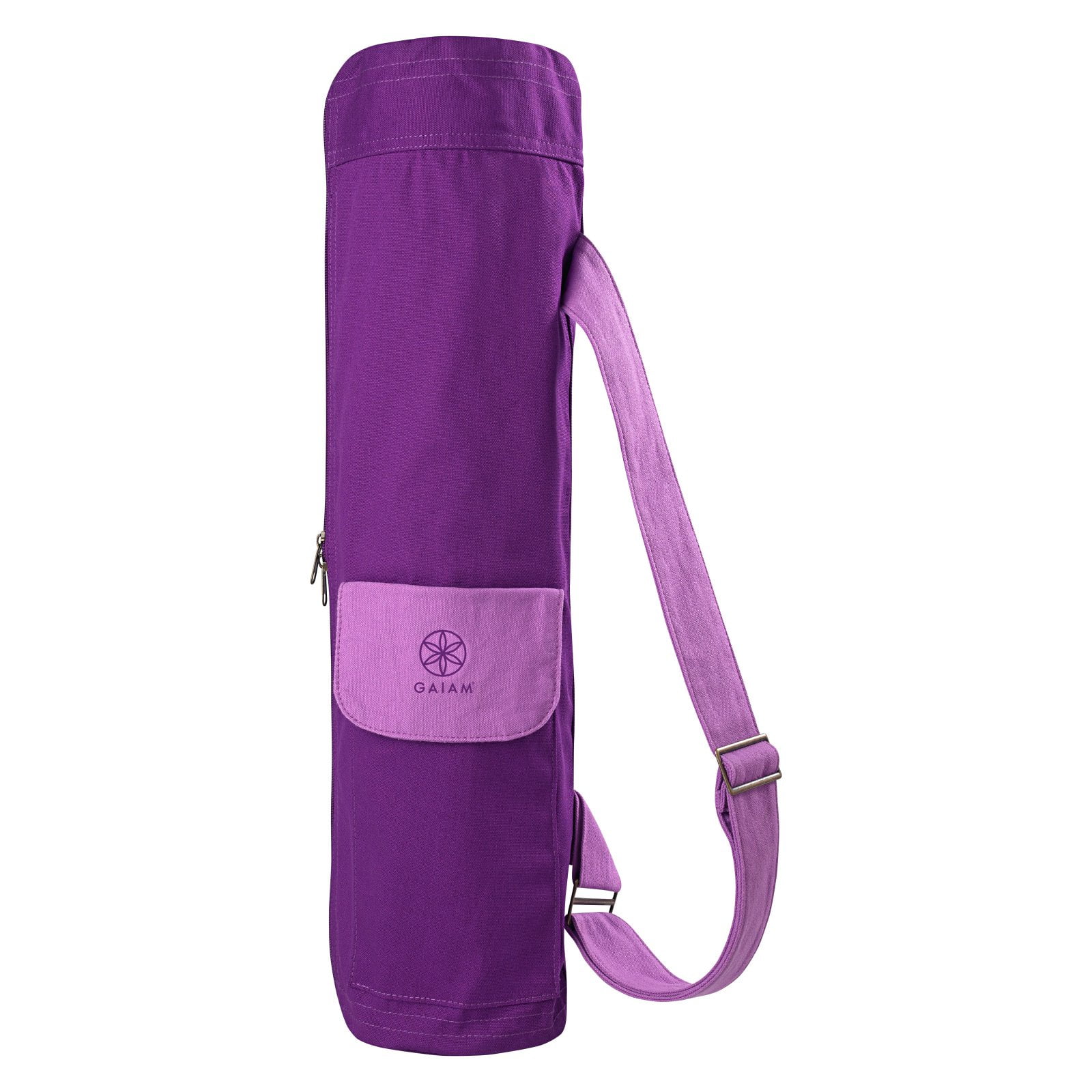 AROME Yoga Mat Bag for Women Men, Large Canvas Yoga Bag for 1/4