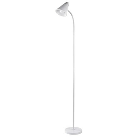 Led Floor Lamp, White, 59