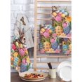 thumbnail image 2 of Easter Bunny Kitchen Dish Towels for Drying Dishes Set of 3, Colorful Eggs Spring Tulips Flower Grey Wooden Waffle Weave Microfiber Hand Tea Bathroom Towels Quick Dry & Absorbent Towel 15.7x23.6, 2 of 7