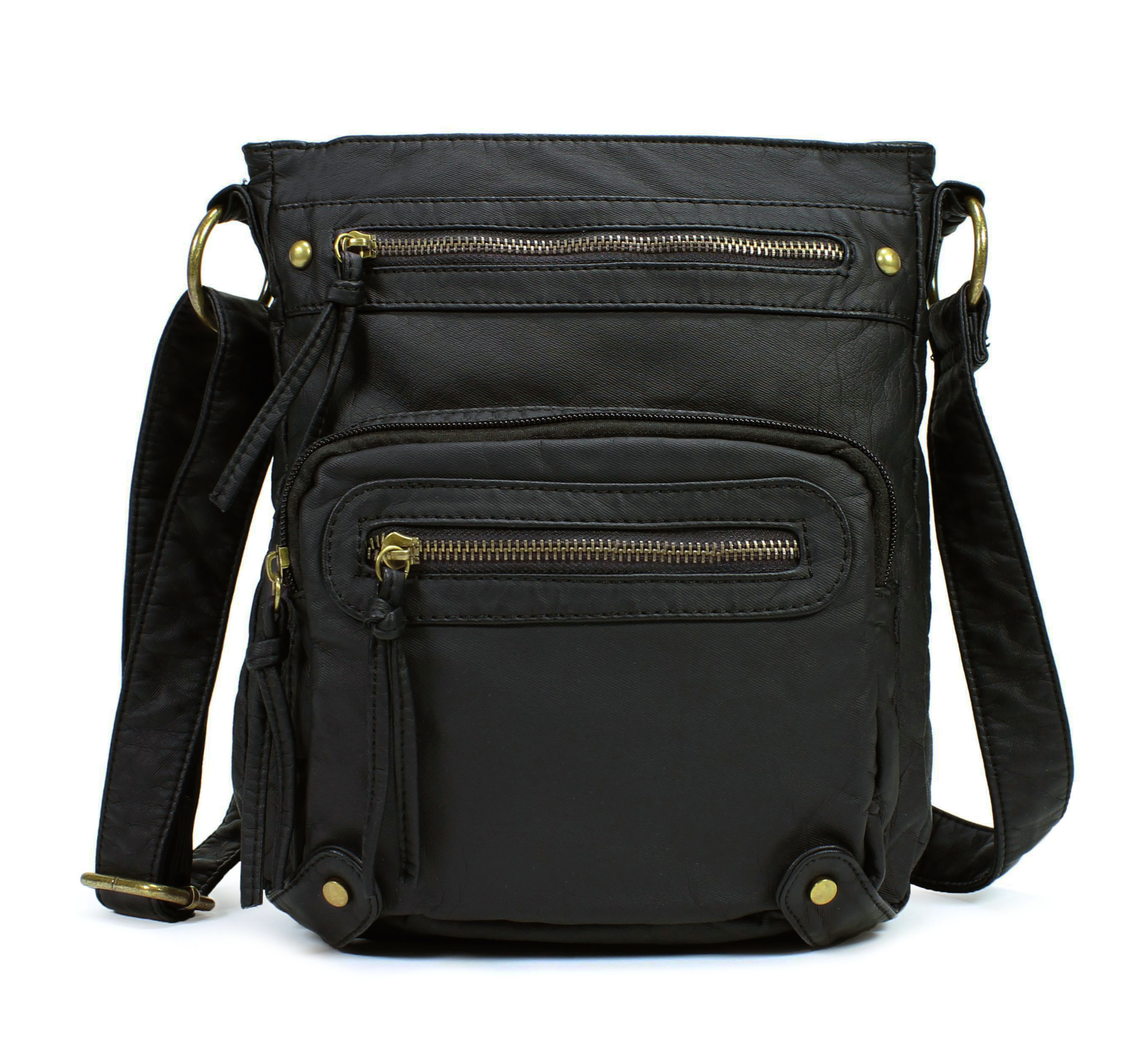 Scarleton Scarleton Washed Multi Pocket Crossbody Bag H1693