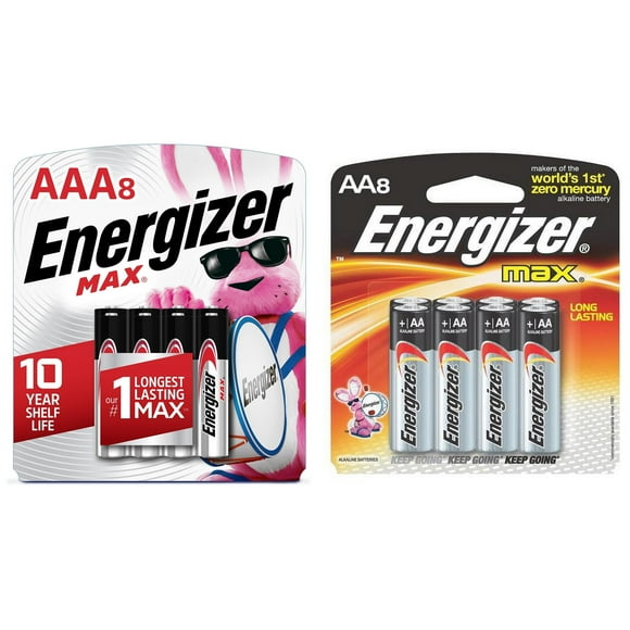 Energizer MAX AA & AAA Alkaline Batteries (16 Pack)