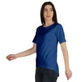 thumbnail image 4 of Inkmeso Basic High Low Tshirt For Women Short Sleeve Casual Summer Jersey Tee, 4 of 8
