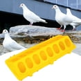 thumbnail image 4 of Flmtop Chicken Feeding Trough Colorful 14 Holes Enlarged Chicken Trough Feeding Tray for Animal Red, 4 of 9