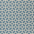 thumbnail image 6 of SAFAVIEH Beach House Theo Geometric Indoor/Outdoor Area Rug Blue/Cream, 8'6" x 12', 6 of 7