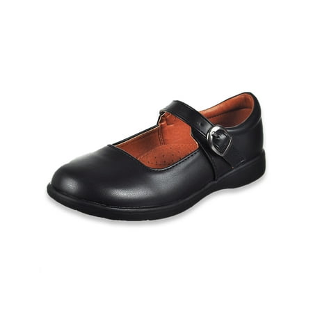

School Rider Girls Mary Jane Shoes (Sizes 5 - 4) - black 7 toddler