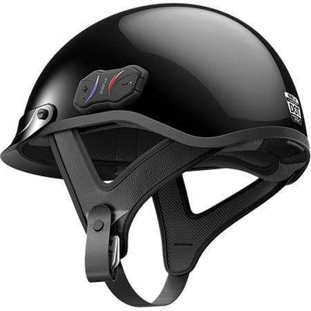 SENA Cavalry Bluetooth Half Helmet Gloss Black XXL 