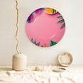 thumbnail image 5 of Yiaed Summer Fruits And Sunglasses Print Bone China Decorative Plate Ceramic Dinner Plates Art Crafts with Display Stand-10in, 5 of 6