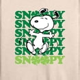thumbnail image 3 of Peanuts - Snoopy Clover Dance - Women's Lightweight French Terry Long Sleeve Shirt, 3 of 6