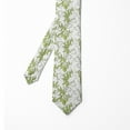 thumbnail image 2 of Men's Tie, Pea Plant Leaves Drawing, 3.7", Pale Olive Green and White, by Ambesonne, 2 of 4