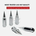 thumbnail image 2 of Spike Lug Nuts 32 Pc Installation Kit 9/16" Chrome, 2 of 6