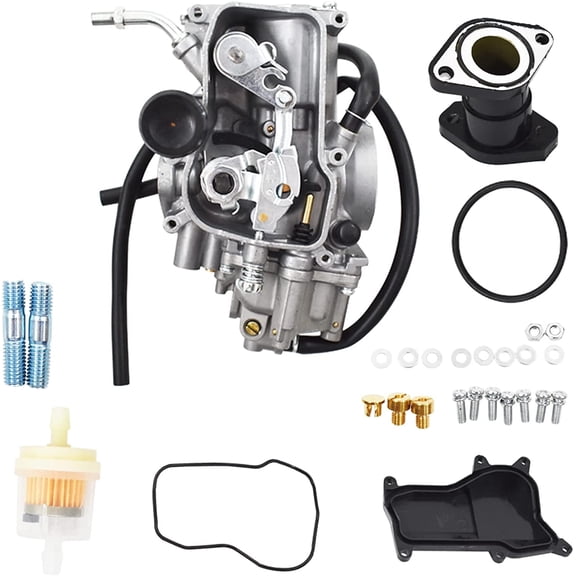 New Carburetor & Intake Manifold Boot for Yamaha Moto 4 Big Bear 350 YFM350
