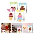 thumbnail image 3 of 1 Set 12Pcs Ice Cream Gift Packing Bags Oil-proof Brown Paper Candy Bags (Colorful), 3 of 8