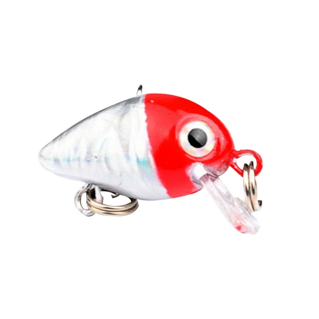 Unatoiry Leurres de Pêche Réalistes Crankbaits Durs Swimbait Petits Hameçons Simulation Eau Salée Appât I 1Ensemble