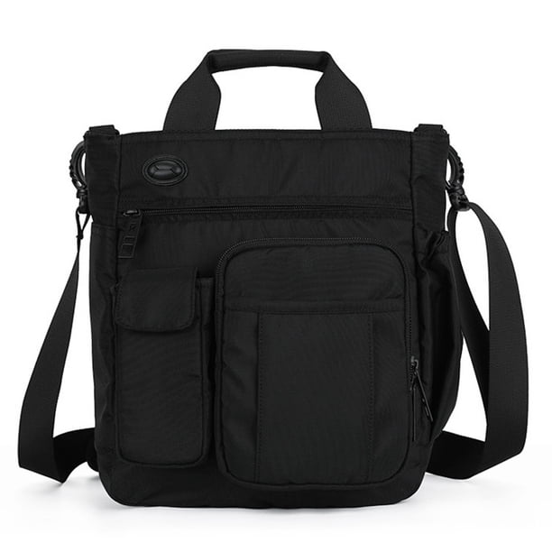 Bolsa De Hombro Bolso cruzado para hombre, bolso de hombro compuesto transpirable, viaje de compras (negro) Ehuebsd Para Estrenar