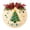 A003- C, variant on Christmas Sea Glass Art Kit with Round Wooden Snowman Design for Christmas Decoration, Craft Kit for Adults