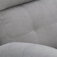 thumbnail image 5 of CorLiving Oren Manual Soft High Quality Fabric Recliner in Gray, 5 of 13