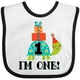 thumbnail image 3 of Inktastic First Birthday Turtle 1 Year Old Boys or Girls Baby Bib, 3 of 4