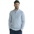 thumbnail image 1 of Henbury Mens Zip Neck Sweatshirt, 1 of 1