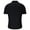 Black, variant on ZCFZJW Mens Knit Polo Shirts Lightweight Casual Summer V Neck Short Sleeve Stretch Collared Basic Workout T Shirt Casual Golf Shirts Black L
