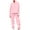 Pink, variant on Two Piece Outfits for Women Solid Color Tracksuits Half Zip Long Sleeve Top Pant Sweatsuit Oversized Sweatshirt with Pockets Sweatpants (Pink XL)