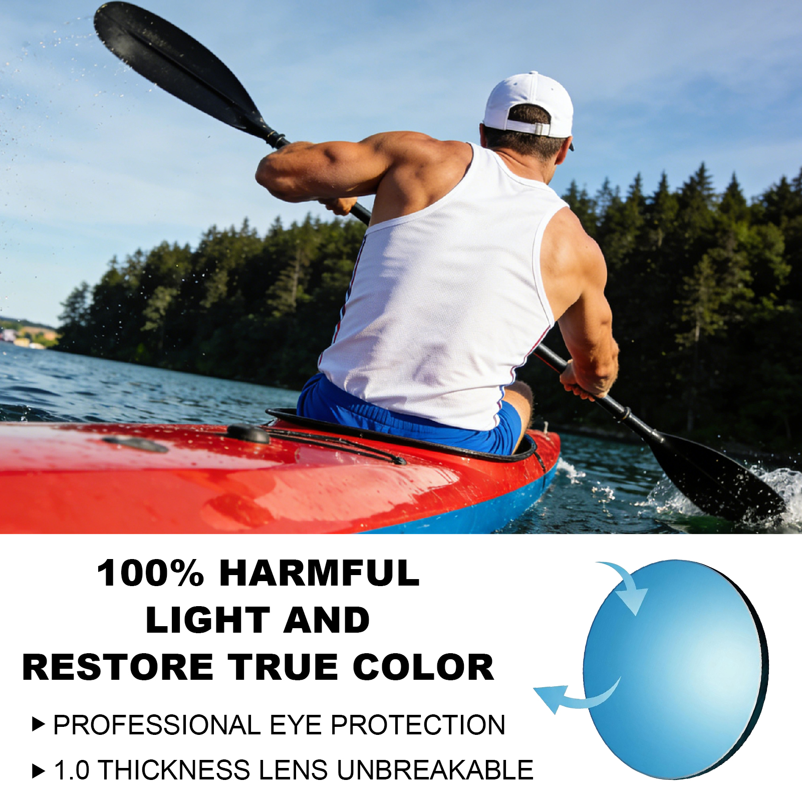 Bocaoying 6-Pack Men's Polarized Sport Sunglasses photo 5