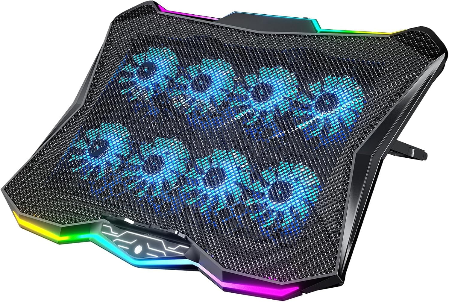 ENHANCE GX-C1 Laptop Cooling Stand with 5 LED Fans, Adjustable
