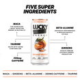 thumbnail image 6 of Lucky Energy Sugar Free Energy Drinks, Orange Drizzle, 16oz Cans (12-Pack) Healthy, Zero Sugar Energy Drink with Maca, Ginseng, Beta-Alanine, Taurine & 200mg Caffeine, 6 of 6