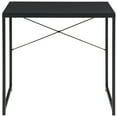thumbnail image 7 of eHemco Multifunction Rectangular Home Office Writing Study Desk, Black, 7 of 7