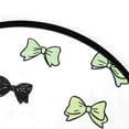 thumbnail image 4 of 36.2 Inch Round Floor Mat Green and Black Bows Carpet Decor Rug for Living Room Bedroom, 4 of 6