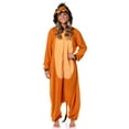 thumbnail image 5 of Disney The Lion King Scar Cozy Micro Fleece Villain Scar Costume Cosplay Men's One Piece Pajama Hooded Union Suit, 5 of 7