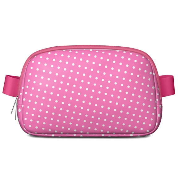Vintage Red Polka Waist Pack – Waterproof Fanny Pack with 50s-Inspired Dot Design, Playful & Nostalgic for Retro Lovers