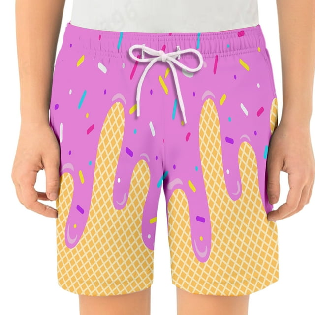 Comfortable Girls Shorts for Everyday Use Versatile Casual Wear Trendy Printed Styles for Active Play and Relaxation