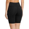 thumbnail image 4 of Aoliks Women's Biker Shorts Yoga Workout Shorts with Pockets High Waist Stretch Pants, 4 of 6