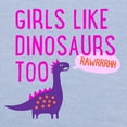 thumbnail image 3 of CafePress - Girls Like Dinosaurs Too RAWRRHH T Shirt - Cute Toddler T-Shirt, 100% Cotton, 3 of 4